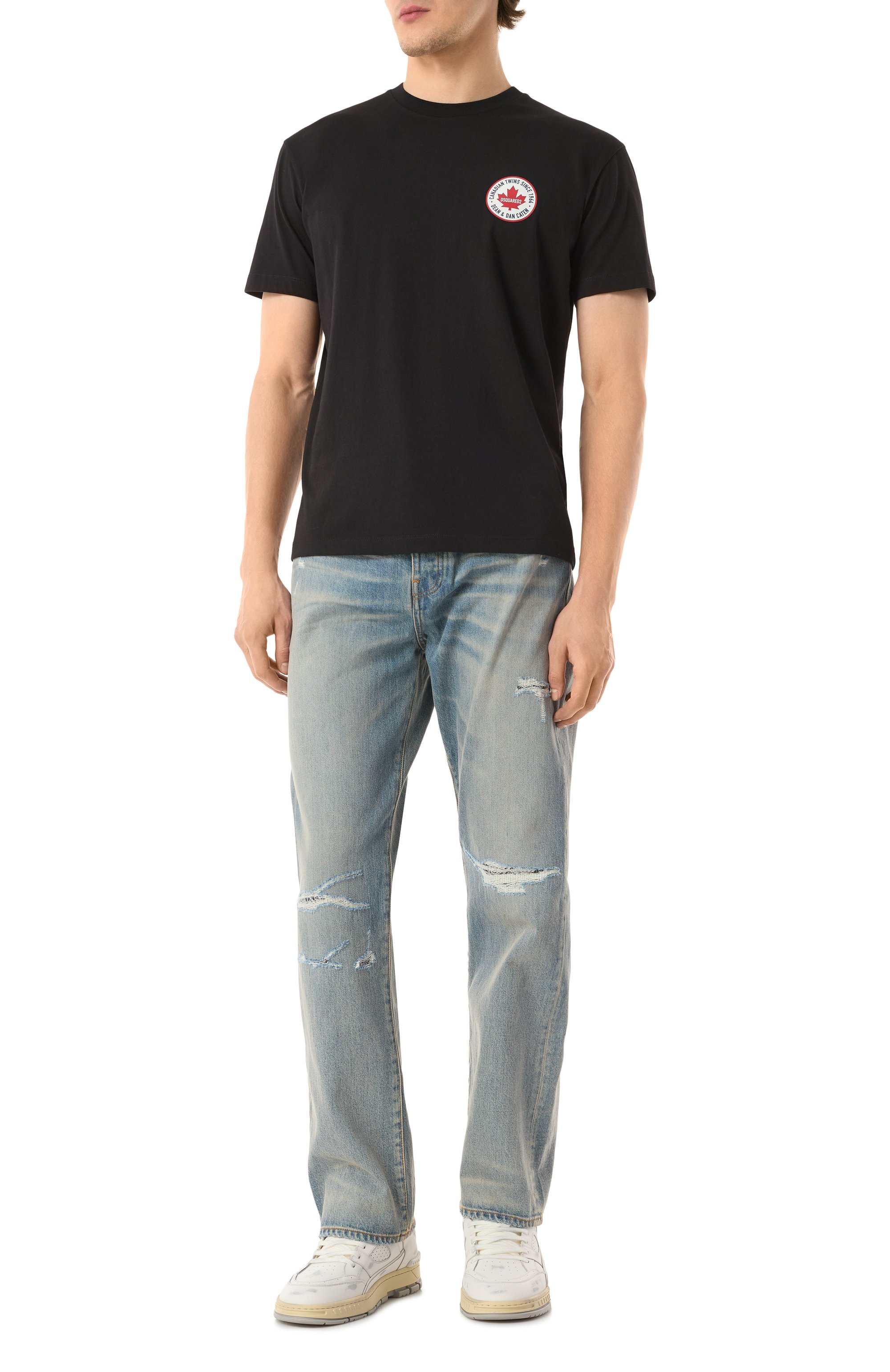 Хлопковая футболка DSQUARED2, арт. S74GD1396/D20020, фото 2