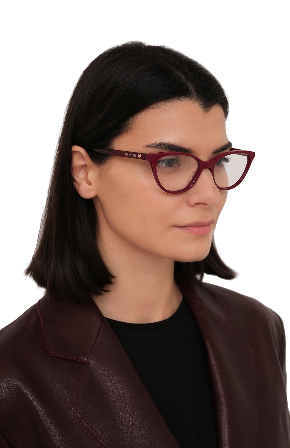 Оправа MOSCHINO бордового цвета по цене 9800 руб., арт. M0L545 8CQ, фото 2 Оправа MOSCHINO, арт. M0L545 8CQ, фото 2
