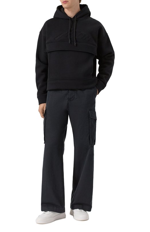 Хлопковые брюки-карго Dsquared2 S74KB1079/S39021 Серый  S74KB1079/S39021 Фото 2