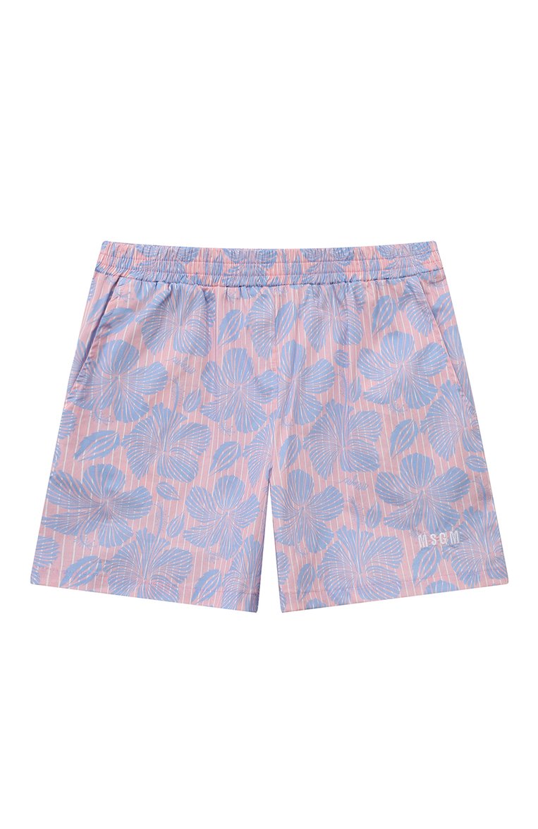 Хлопковые шорты MSGM KIDS, арт. S4MSJGSH072, фото 1