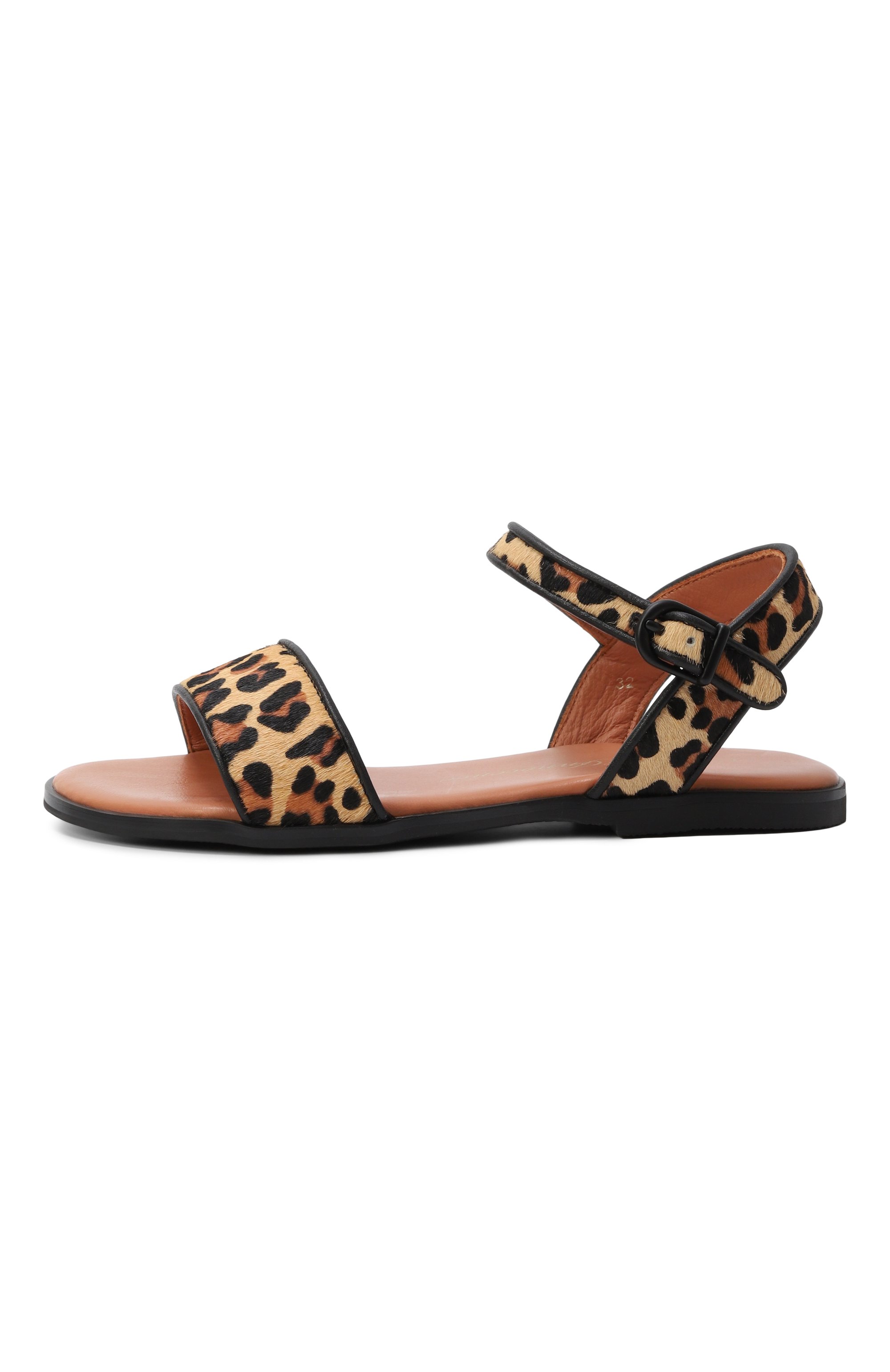 Кожаные сандалии simone AGE OF INNOCENCE леопардового цвета по цене 14200 руб., арт. 000168/SIM0NE/32, фото 2 Кожаные сандалии simone AGE OF INNOCENCE, арт. 000168/SIM0NE/32, фото 2