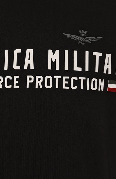 Хлопковая футболка AERONAUTICA MILITARE, арт. N0STS1942J538, фото 5