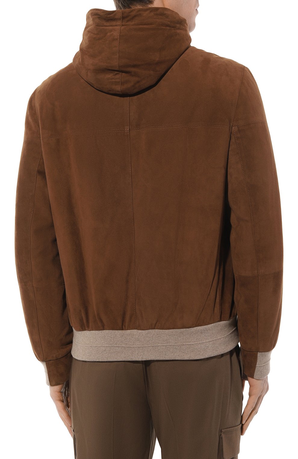 Замшевый бомбер BRUNELLO CUCINELLI, арт. M0PCL1957, фото 4