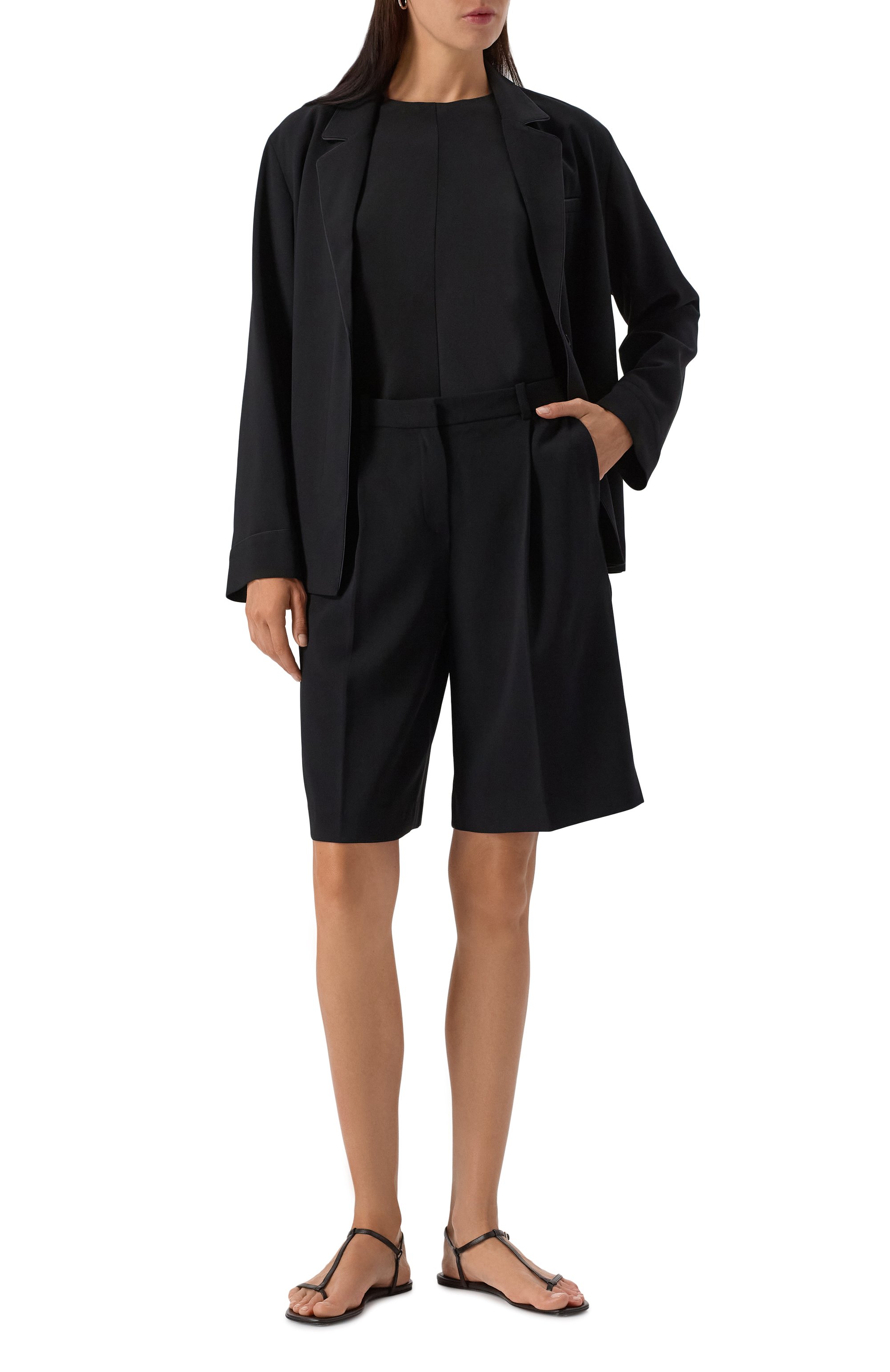 Шелковый топ 12 STOREEZ черного цвета по цене 17000 руб., арт. 121617, фото 2 Шелковый топ 12 STOREEZ, арт. 121617, фото 2