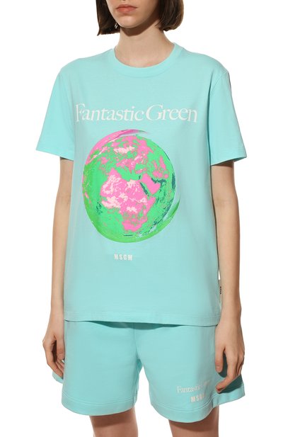 Хлопковая футболка MSGM, арт. 3241MDM192 227288, фото 3