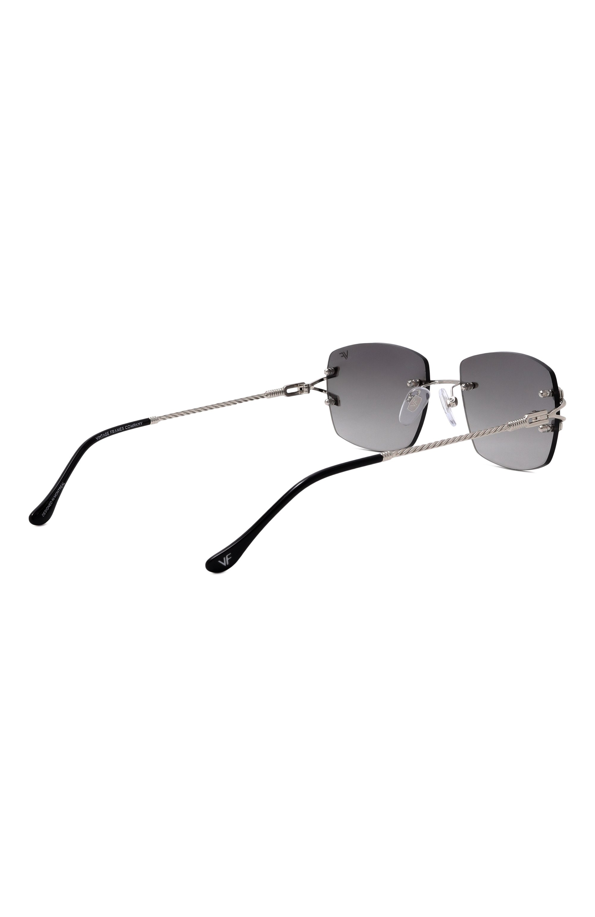 Солнцезащитные очки VINTAGE FRAMES, арт. BAL HARB0UR WHITE G0LD/GRAY, фото 5