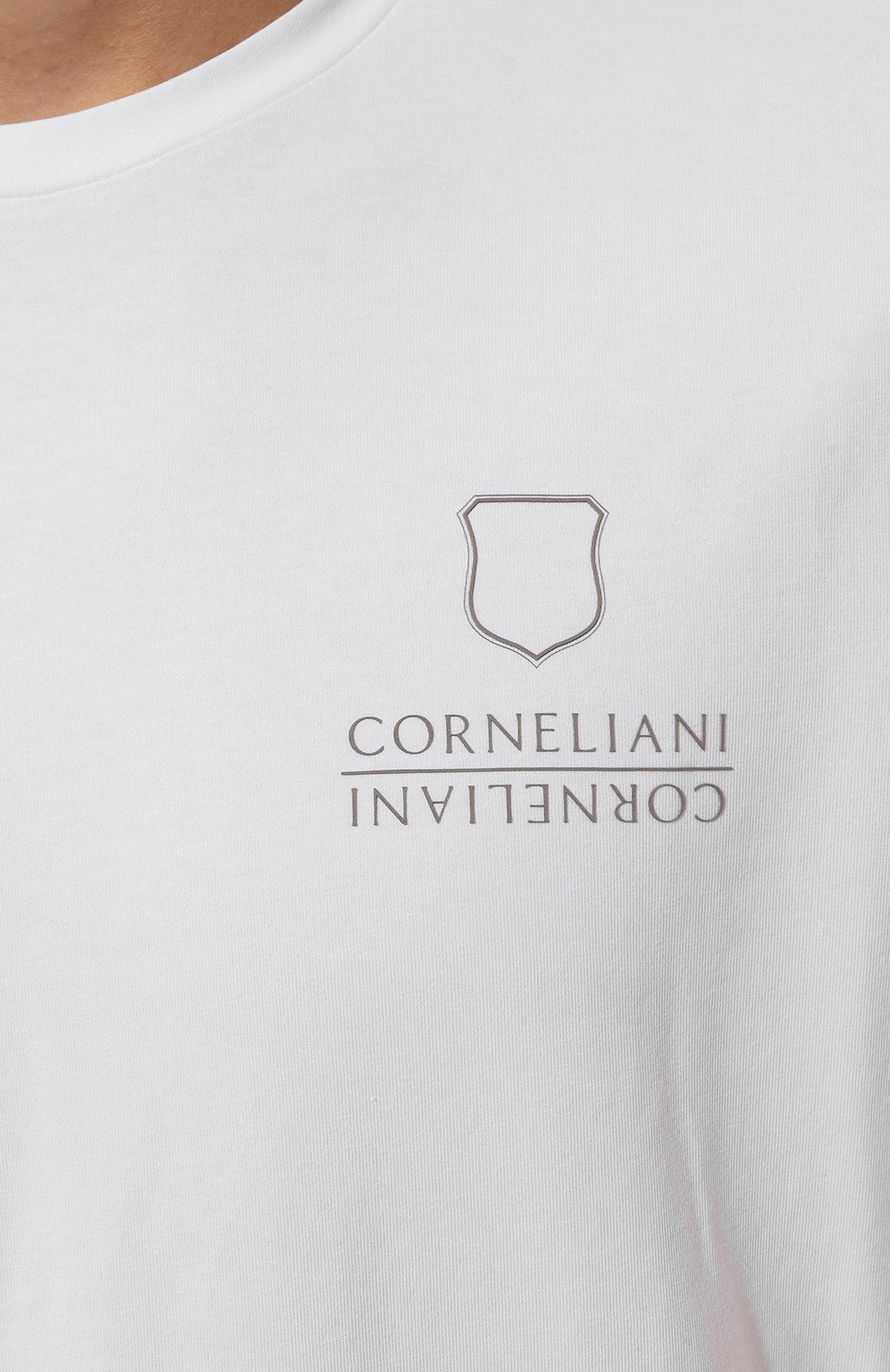 Хлопковая футболка CORNELIANI, арт. 94G586-9425042, фото 5