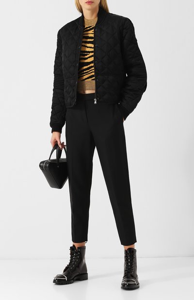 Стеганая куртка из вискозы PROENZA SCHOULER черного цвета по цене 52050 руб., арт. WL1832096-BY104S, фото 2 Стеганая куртка из вискозы PROENZA SCHOULER, арт. WL1832096-BY104S, фото 2
