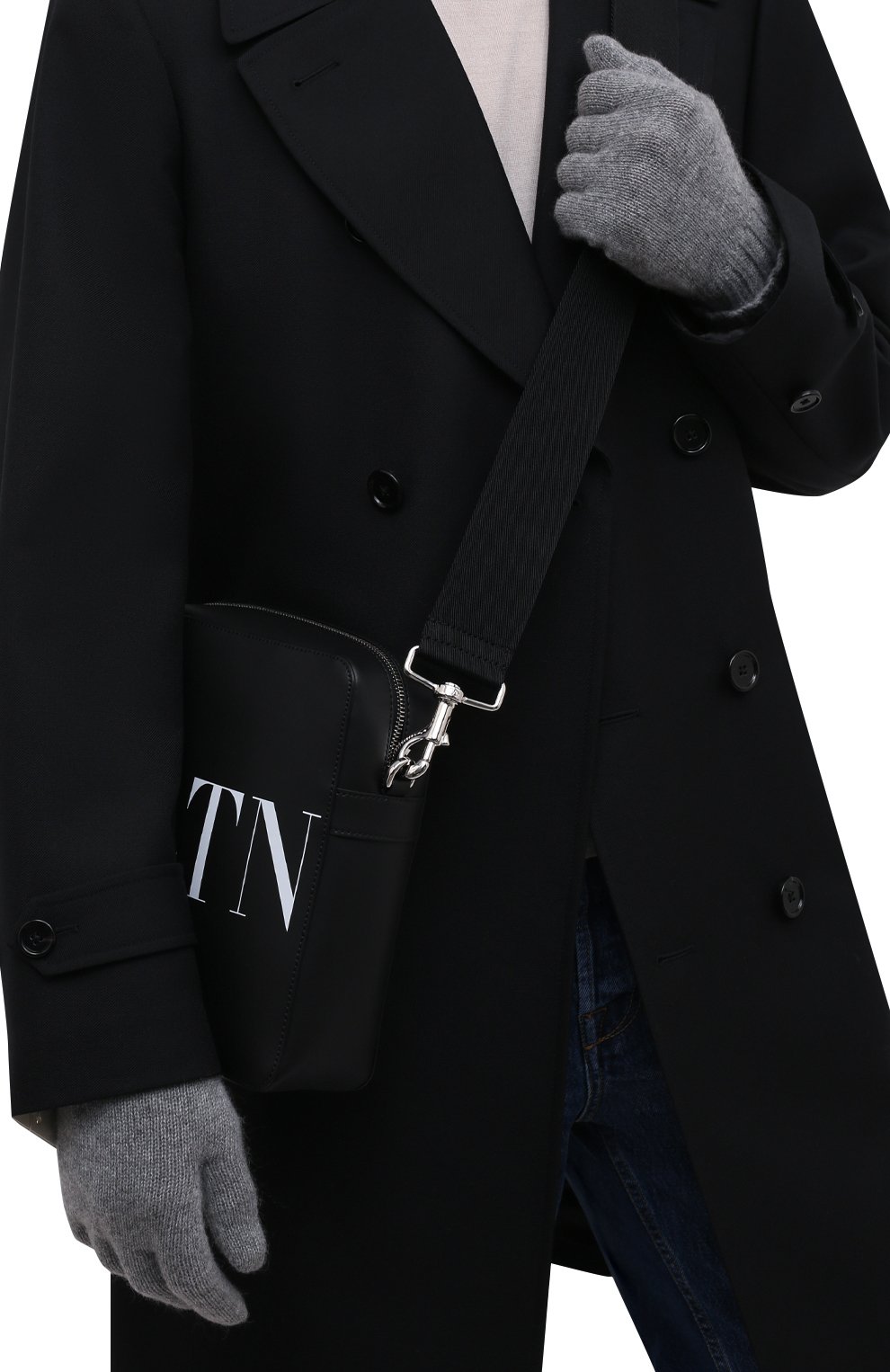 Кашемировые перчатки INVERNI светло-серого цвета по цене 18150 руб., арт. 5047 GU, фото 2 Кашемировые перчатки INVERNI, арт. 5047 GU, фото 2