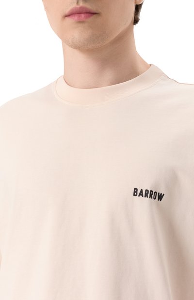 Хлопковая футболка BARROW, арт. S5BWMATH021, фото 5