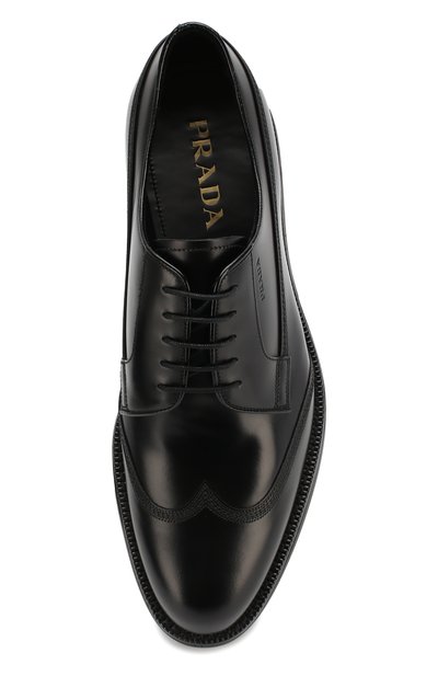 Кожаные дерби PRADA, арт. 2EE304-B4L-F0002, фото 5
