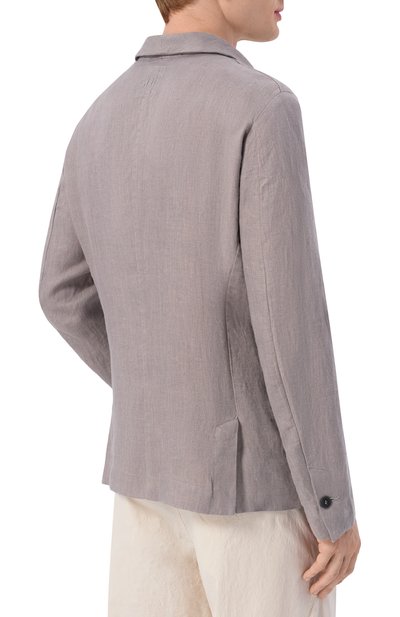 Льняной пиджак HANNES ROETHER, арт. PAR32D0NE.6048, фото 4