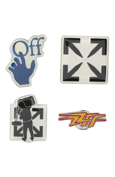 Набор из четырех значков OFF-WHITE, арт. 0MRR039E20MET0011018, фото 1