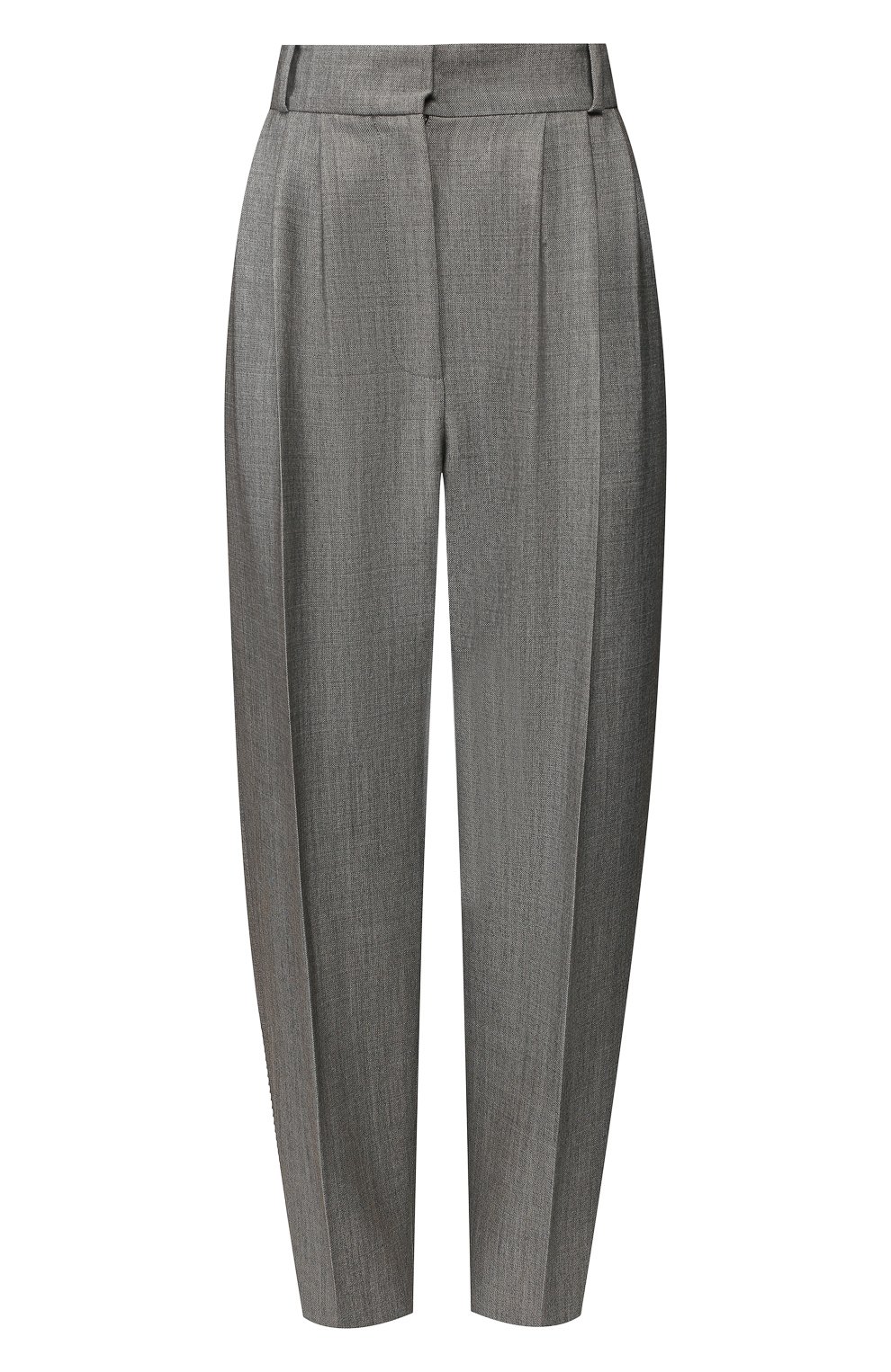 Шерстяные брюки ALEXANDER MCQUEEN черно-белого цвета по цене 94950 руб., арт. 621533/QJABD, фото 1 Шерстяные брюки ALEXANDER MCQUEEN, арт. 621533/QJABD, фото 1