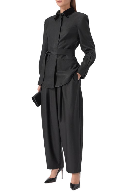 Шерстяные брюки Akhmadullina 1226.3B802/W713 Чёрный  1226.3B802/W713 Фото 2