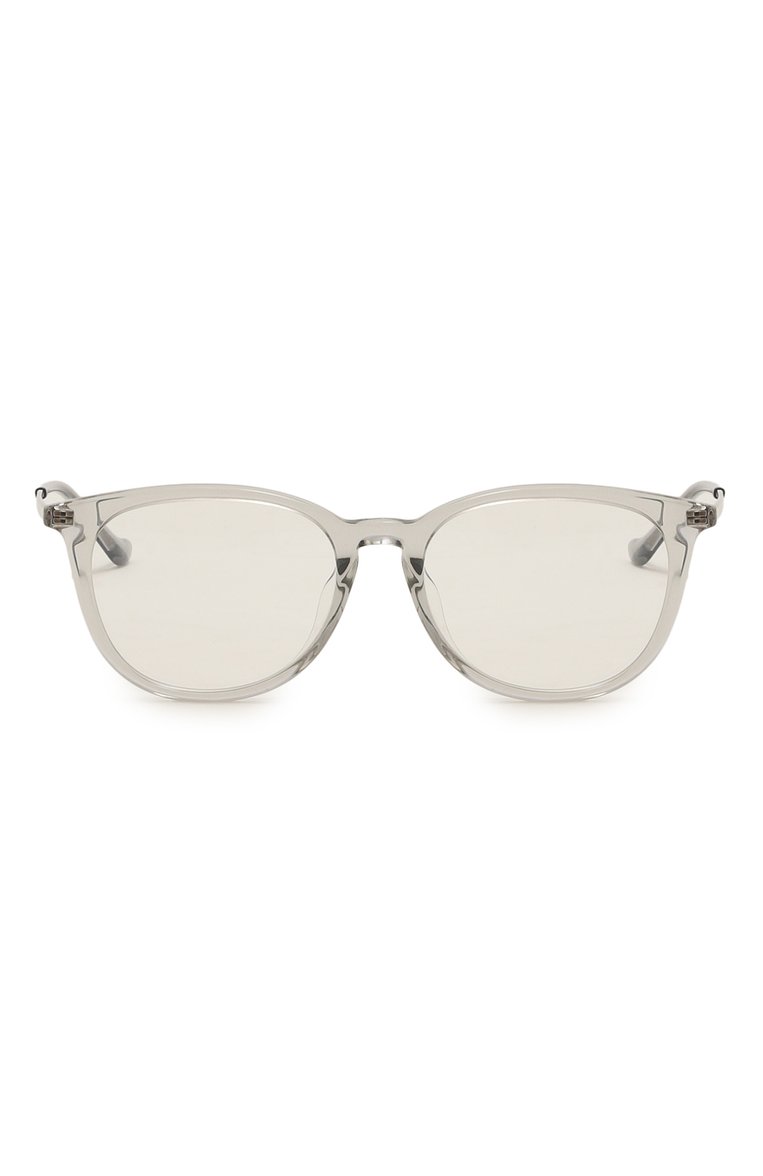 Женские оправа GUCCI серого цвета, арт. GG14680A 002 | Фото 3 (Региональные ограничения белый список (Axapta Mercury): Не проставлено; Нос: Не проставлено; Материал: Пластик; Тип очков: Оправа; Оптика Гендер: оптика-женское; Очки форма: Круглые)