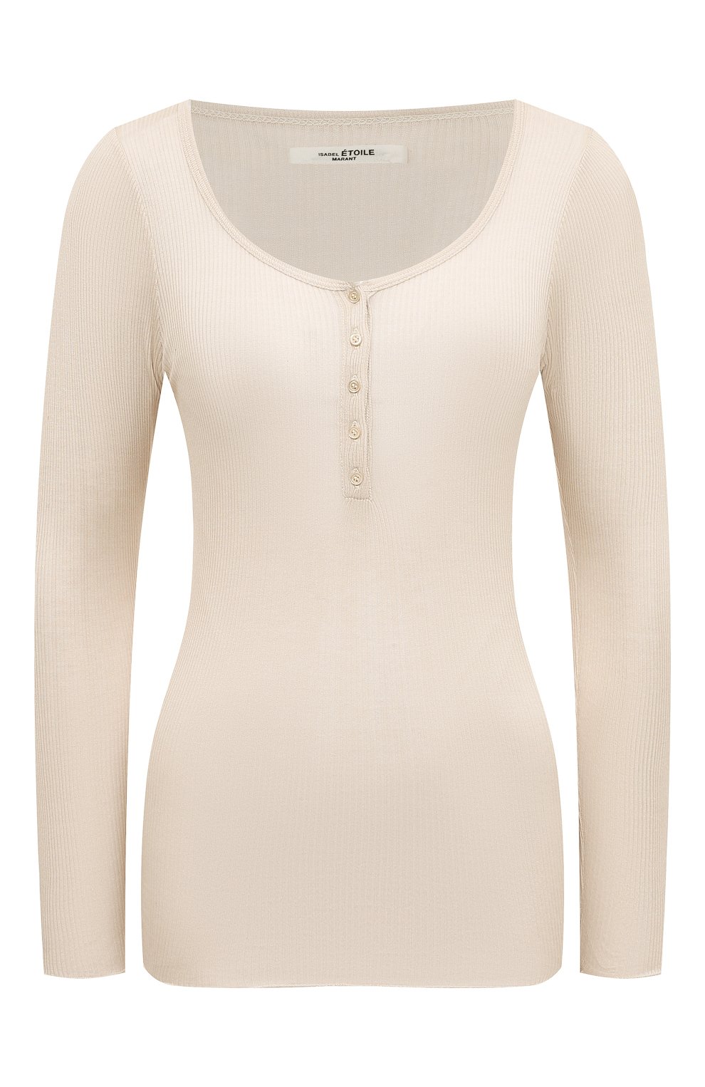 Хлопковый лонгслив-хенли ISABEL MARANT ETOILE, арт. TS0769-22P060E/LAMYLIC, фото 1