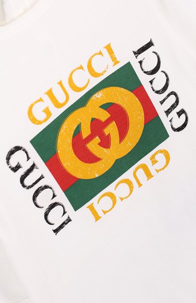 Хлопковая пижама с принтом GUCCI, арт. 497847/X3L91, фото 3