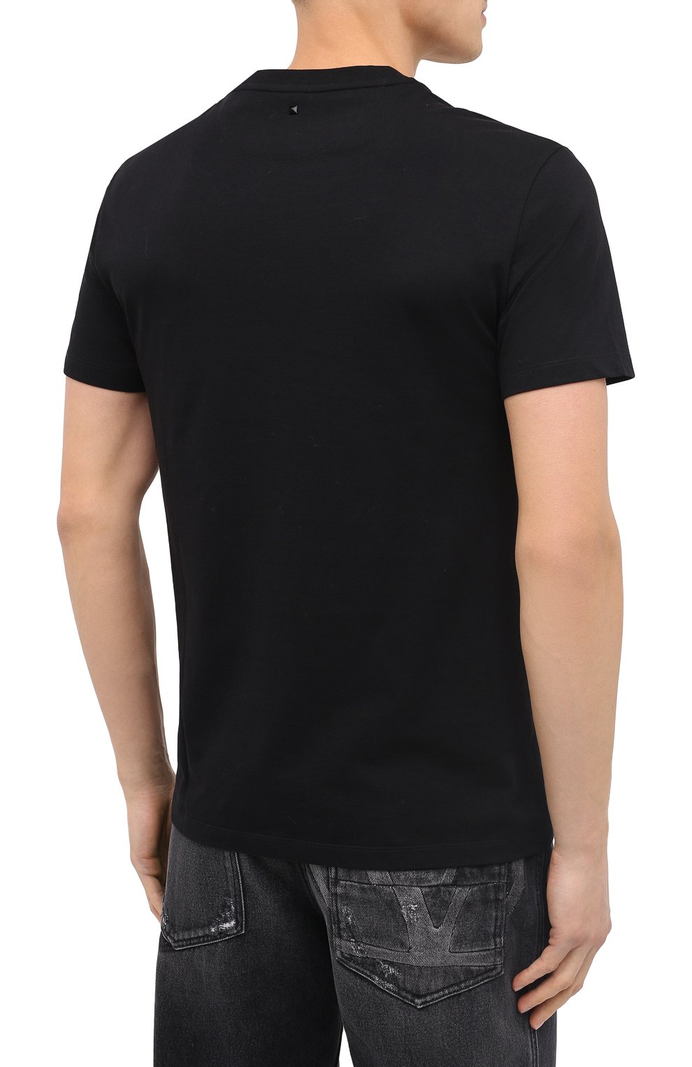 Хлопковая футболка VALENTINO, арт. UV0MG10V6WQ, фото 4