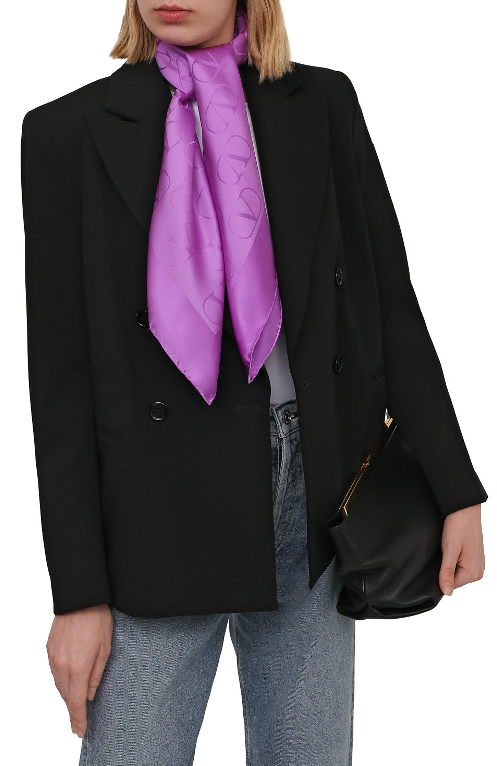 Шелковый платок VALENTINO, арт. XW0EI114/SRJ, фото 2