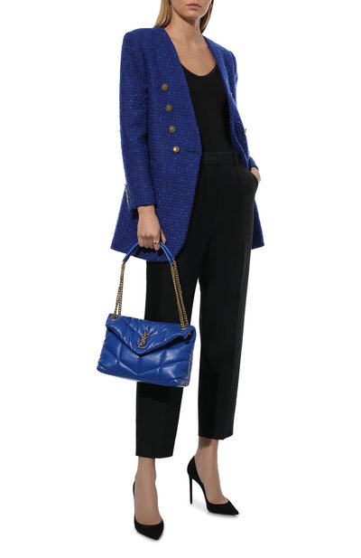 Сумка puffer small SAINT LAURENT, арт. 577476/1EL07, фото 3