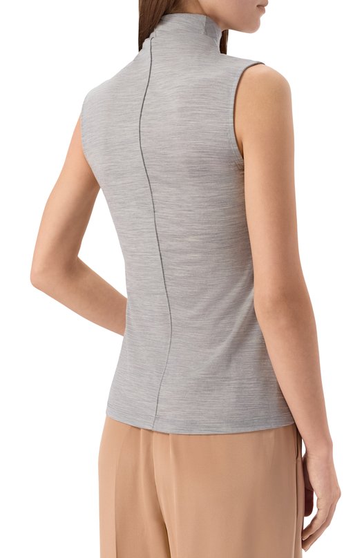 Топ из лиоцелла и шерсти 12 STOREEZ 133029 Серый  133029 Фото 4