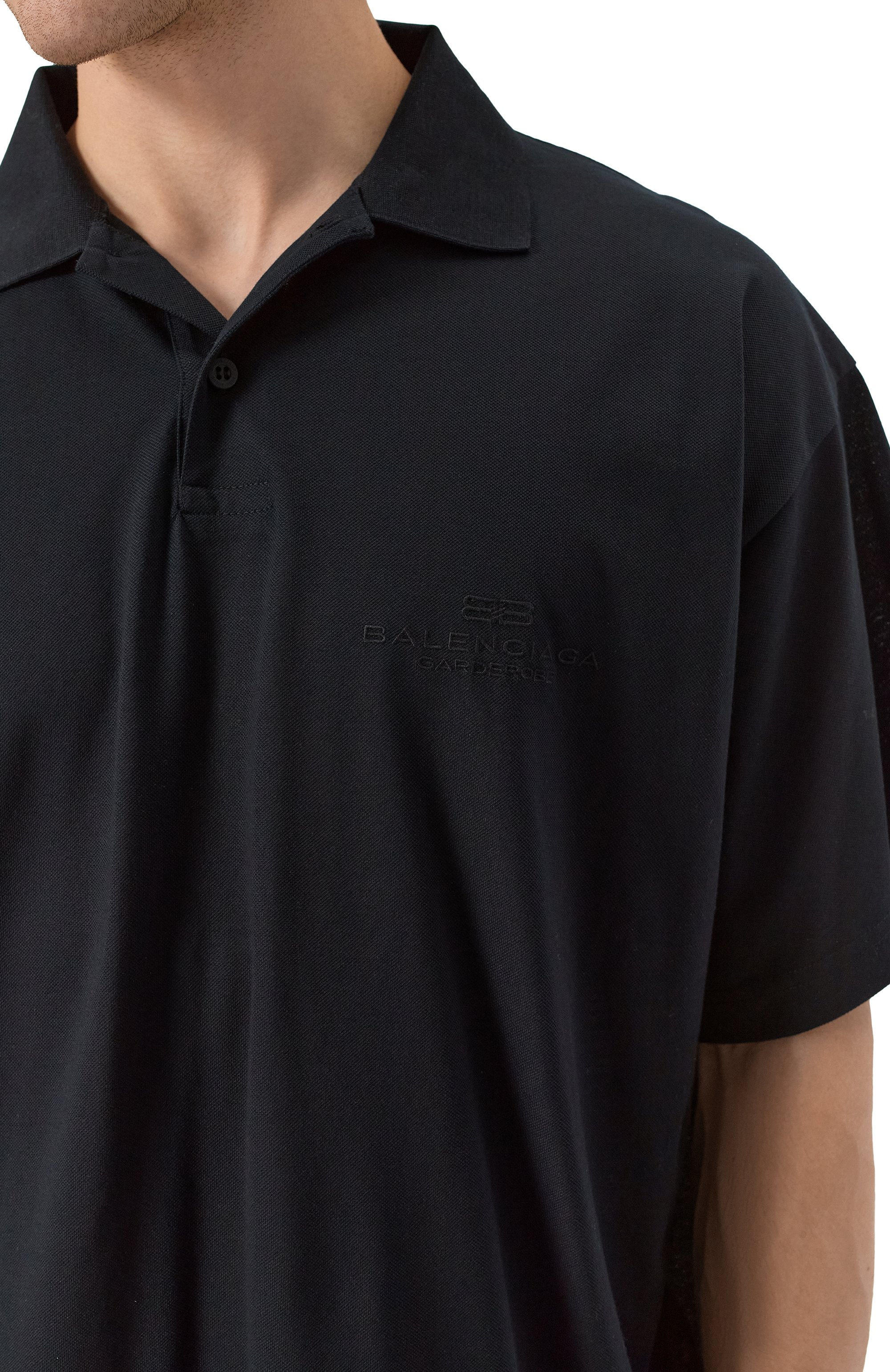 Хлопковое поло garde-robe BALENCIAGA, арт. 817163/TRVW4, фото 5