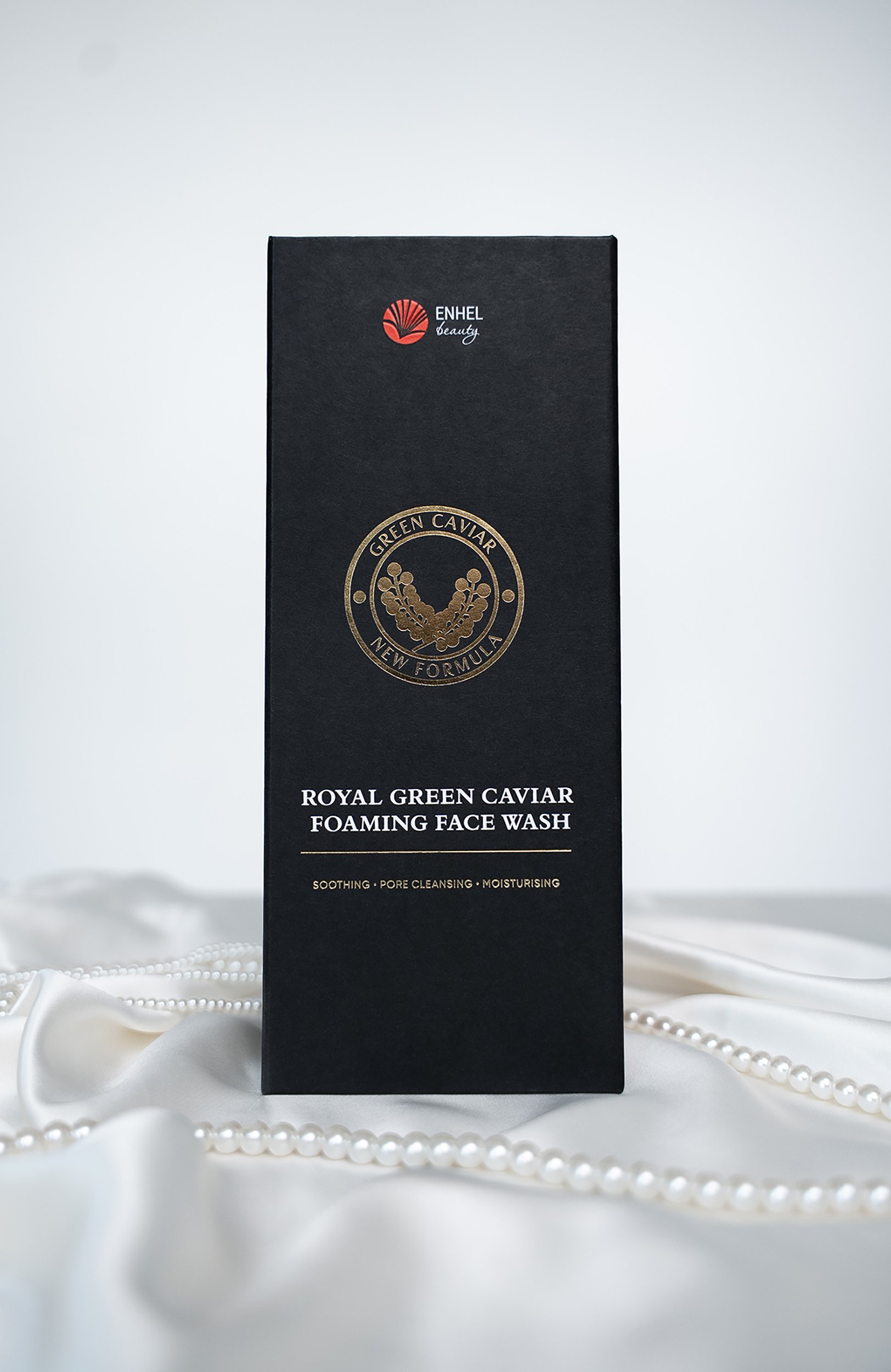 Пенка для умывания с нанощёточкой royal green caviar (150ml) ENHEL BEAUTY, арт. 4589449701571, фото 8