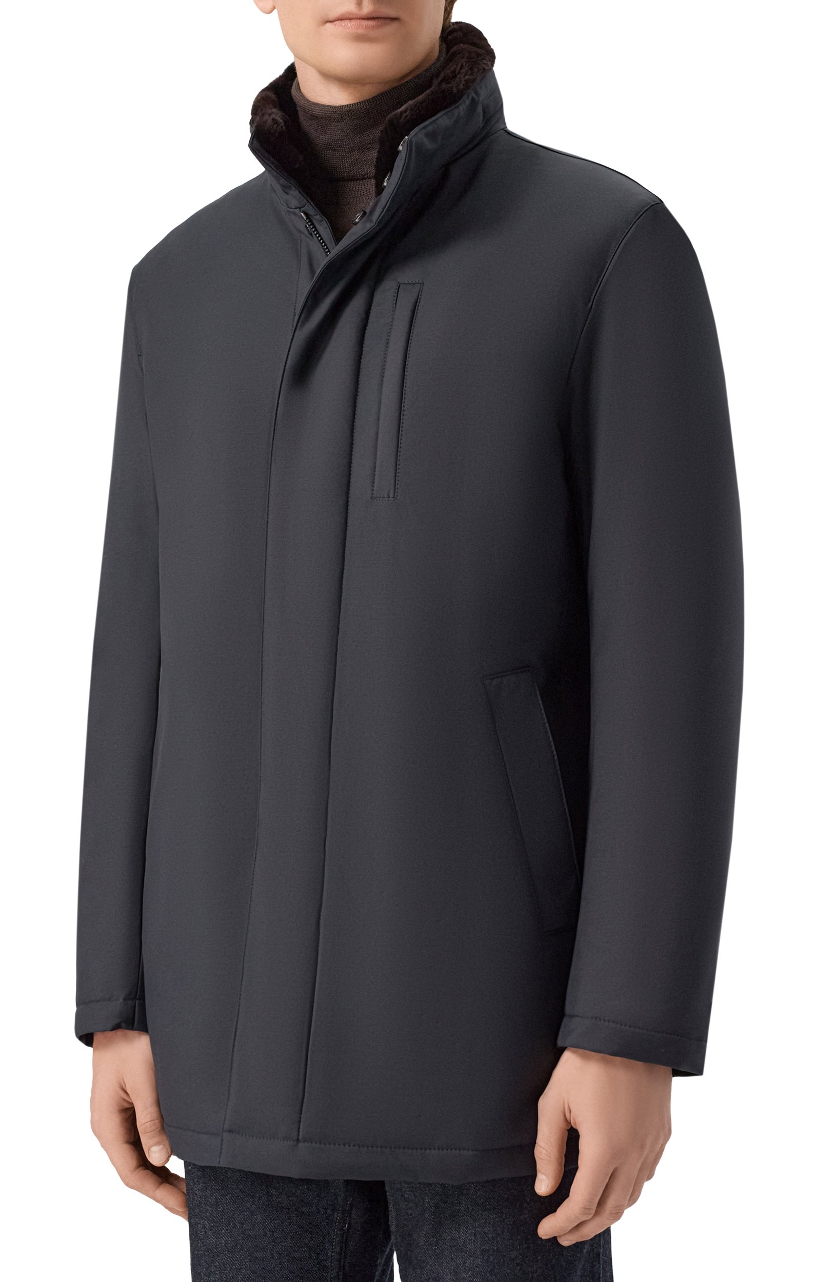 Куртка с воротником из бобра MVST, арт. M26.CFM.J403.1/F270, фото 3