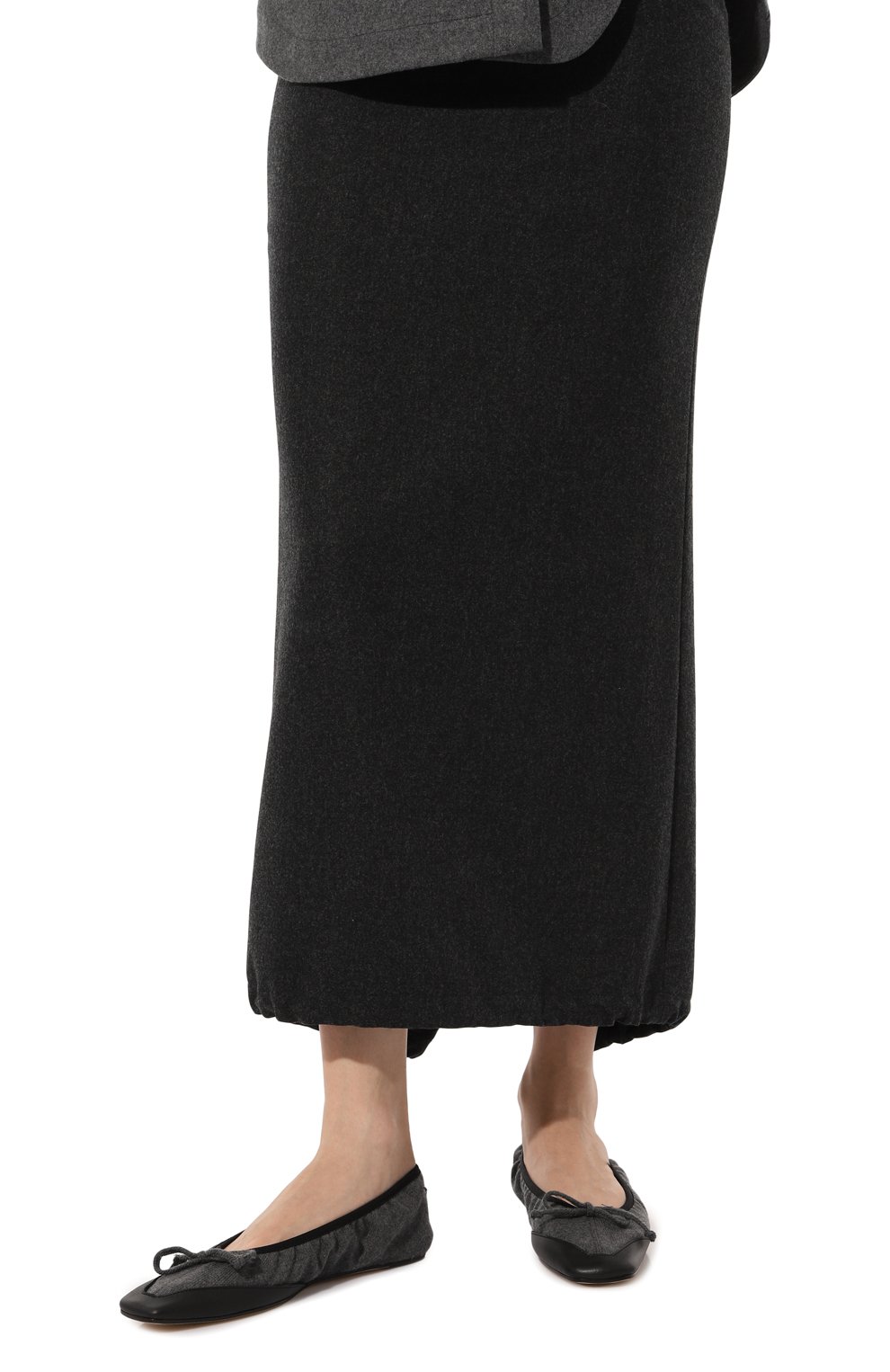 Комбинированные балетки camilla ARMARIUM серого цвета по цене 68750 руб., арт. ARMFWSC01NA01004, фото 3 Комбинированные балетки camilla ARMARIUM, арт. ARMFWSC01NA01004, фото 3