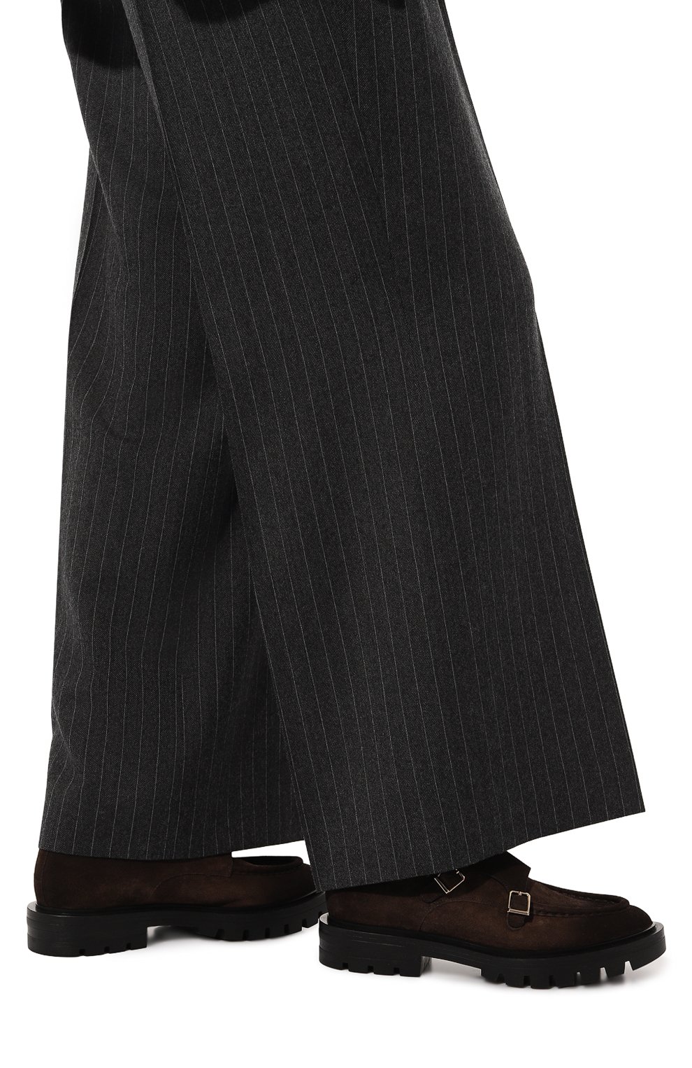 Замшевые монки SANTONI, арт. WUCG59605NERNHSY, фото 3