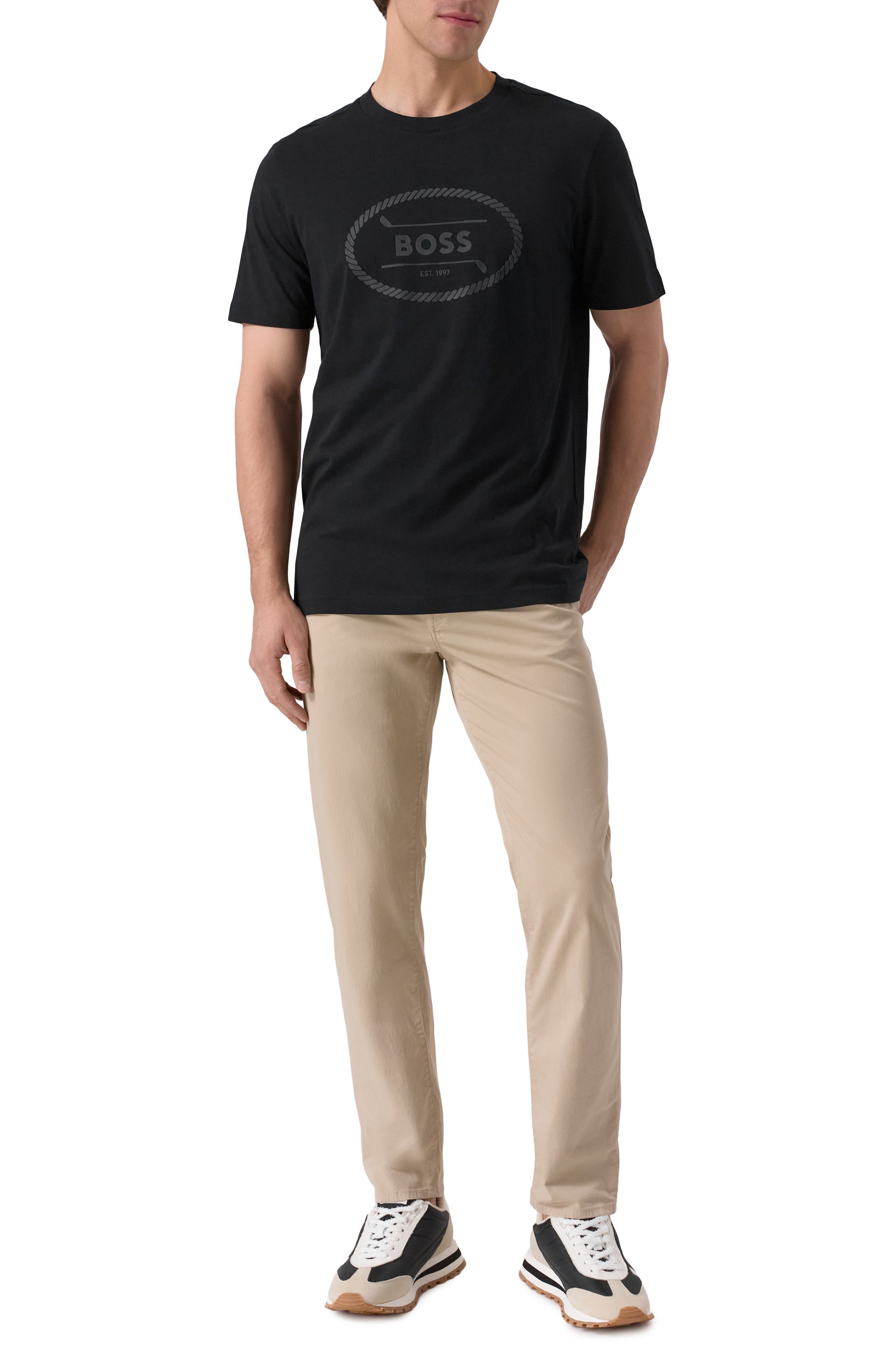 Хлопковая футболка BOSS GREEN, арт. 50537825, фото 2