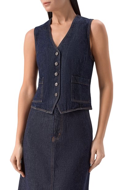 Джинсовый жилет FRAME DENIM, арт. 7044105/THE DENIM VEST, фото 3