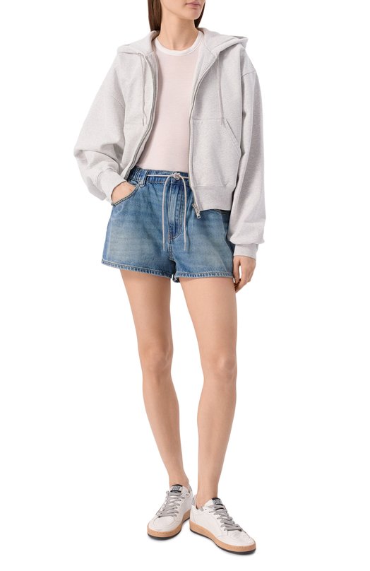 Джинсовый шорты Alexander Wang 4DC2264166 Синий  4DC2264166 Фото 2