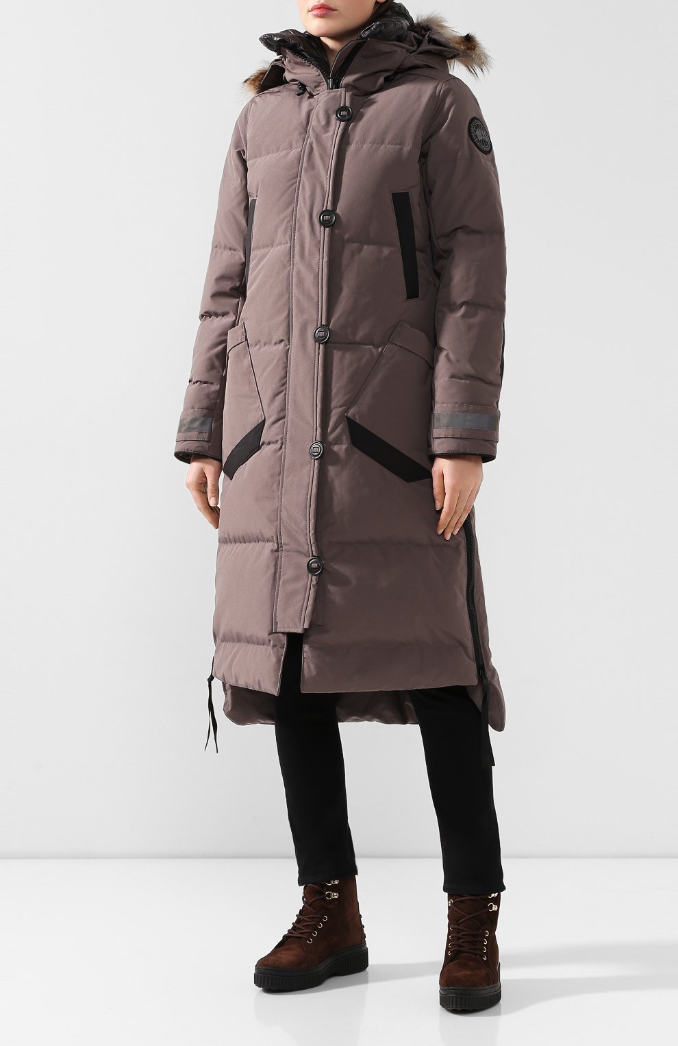 Пуховик aldridge CANADA GOOSE серого цвета по цене 159000 руб., арт. 3032LB, фото 3 Пуховик aldridge CANADA GOOSE, арт. 3032LB, фото 3