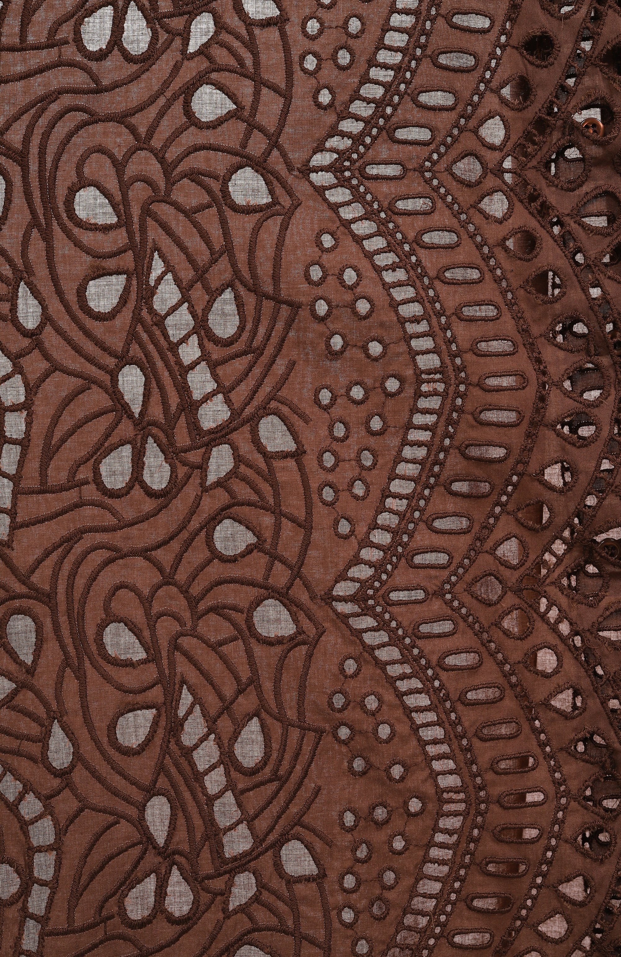 Хлопковая рубашка ERMANNO SCERVINO, арт. D464K613RXT, фото 6