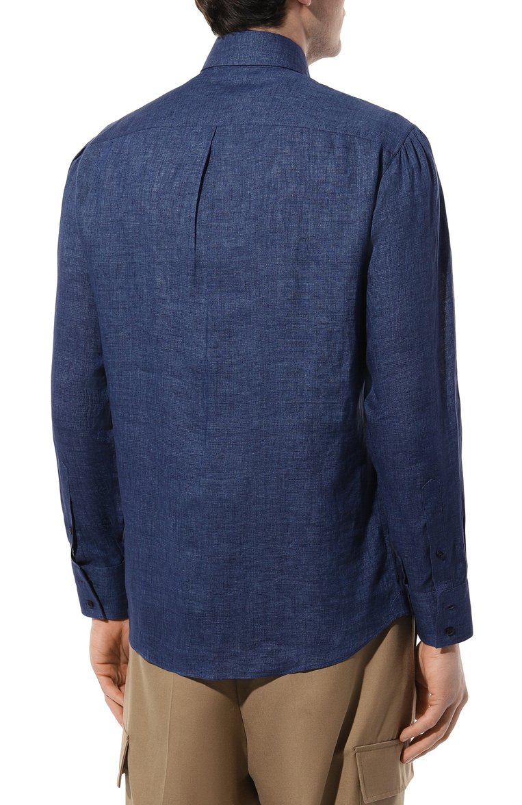 Льняная рубашка BRUNELLO CUCINELLI, арт. MB6500028, фо�то 1
