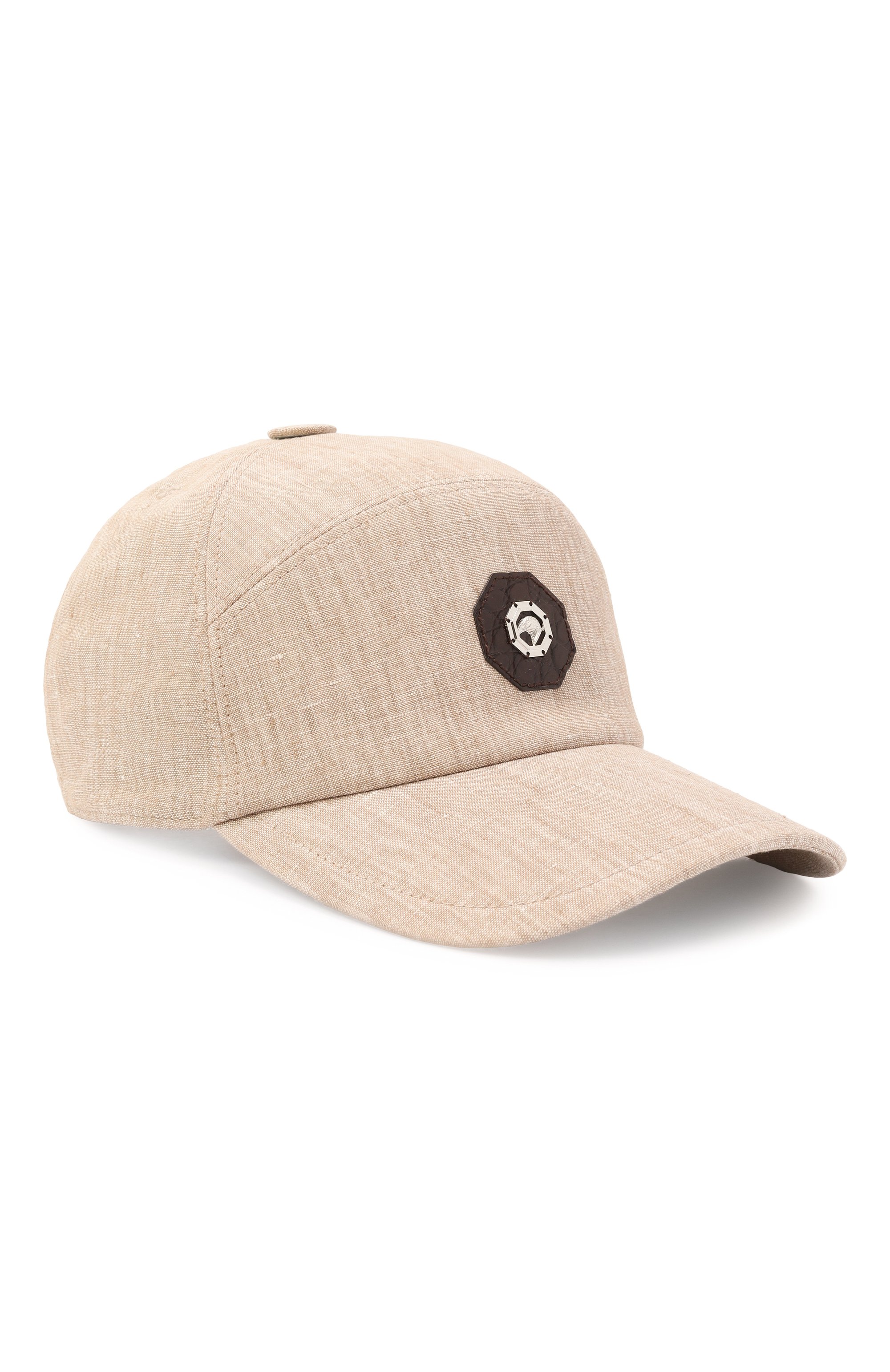 Льняная бейсболка STEFANO RICCI бежевого цвета по цене 82350 руб., арт. MCV24AL16E/L0005Q, фото 1 Льняная бейсболка STEFANO RICCI, арт. MCV24AL16E/L0005Q, фото 1