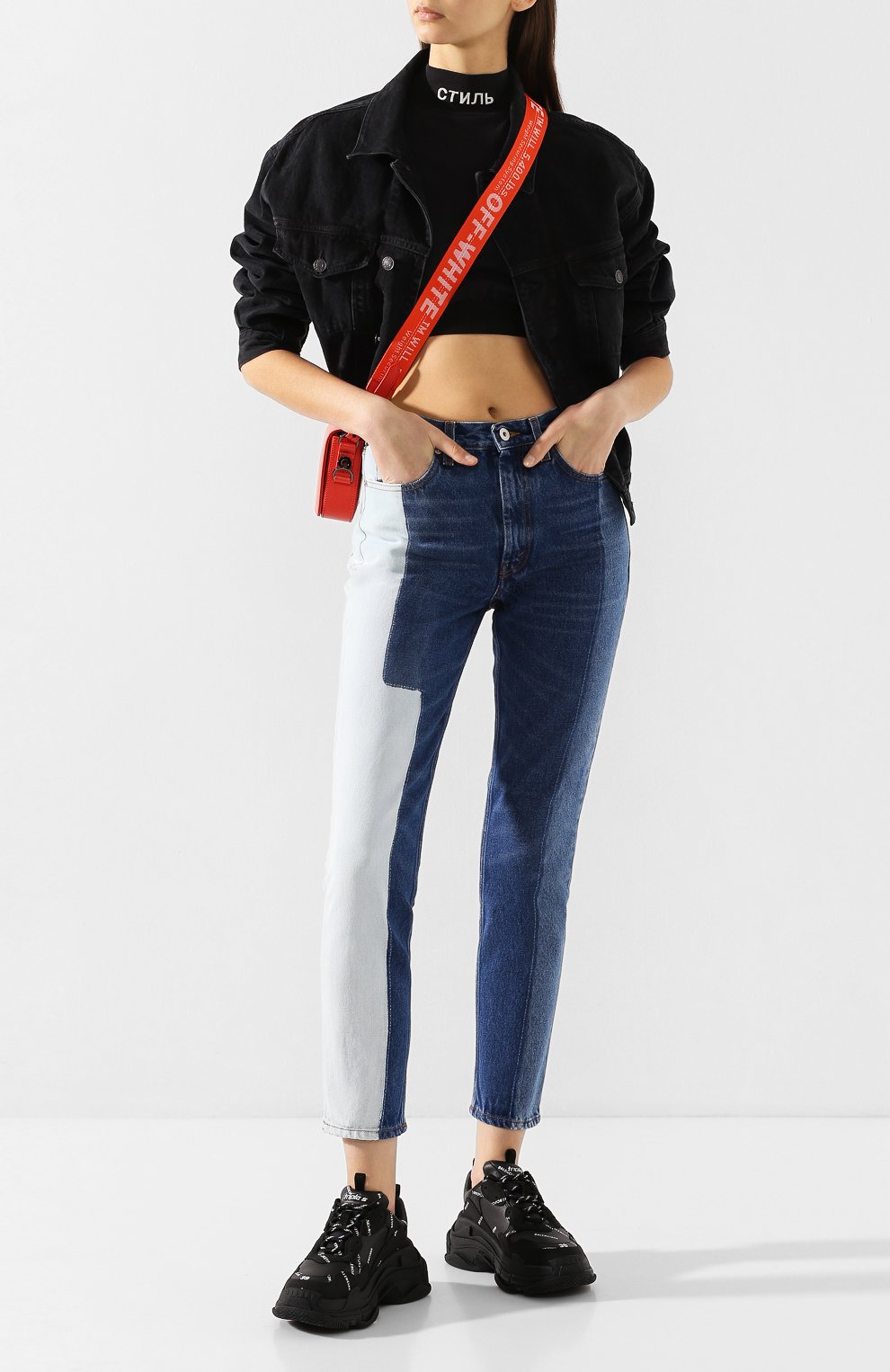 Джинсы HERON PRESTON синего цвета по цене 44900 руб., арт. HWYA002R20641008R201, фото 2 Джинсы HERON PRESTON, арт. HWYA002R20641008R201, фото 2