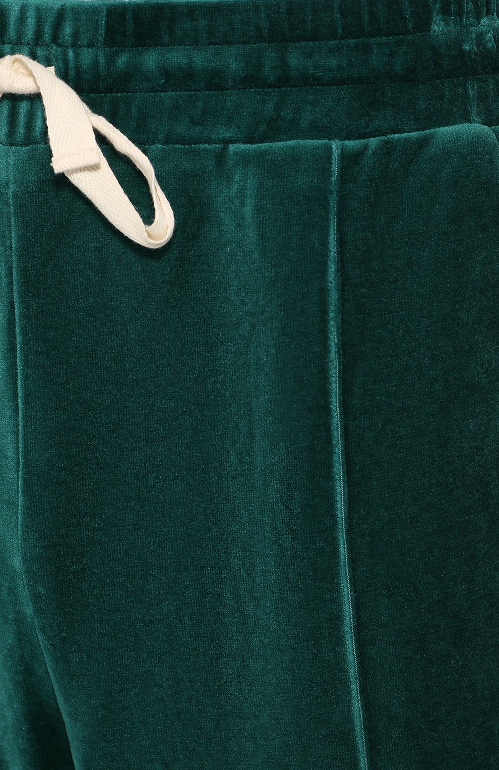 Брюки CASABLANCA зеленого цвета по цене 20950 руб., арт. MS20-JTR-002 VEL0UR TRACK B0TT0MS, фото 5 Брюки CASABLANCA, арт. MS20-JTR-002 VEL0UR TRACK B0TT0MS, фото 5