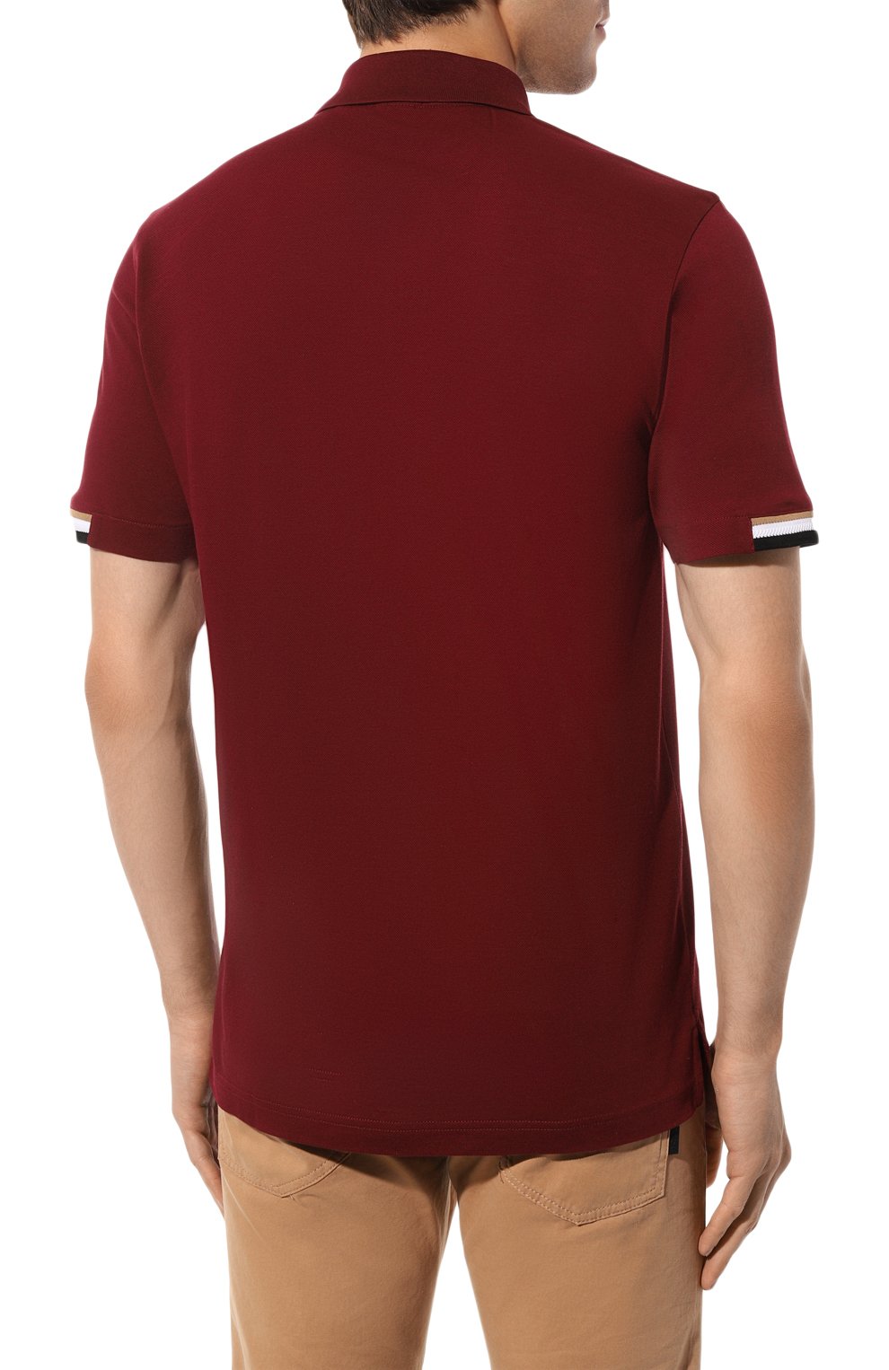 Хлопковое поло BOSS, арт. 50467113, фото 4