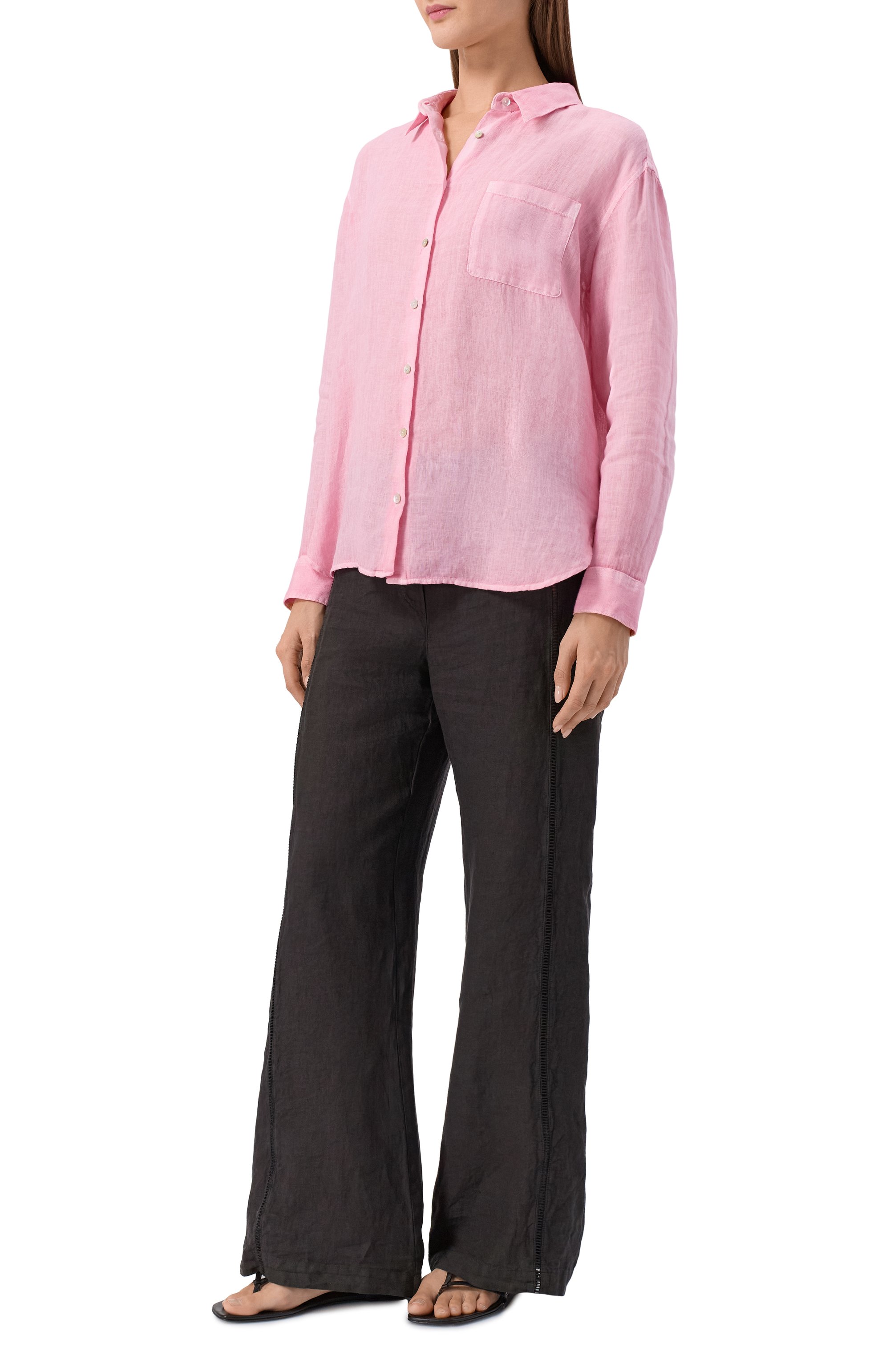 Льняная рубашка 120% LINO, арт. 33ALIW19GE/0000115_001, фото 2