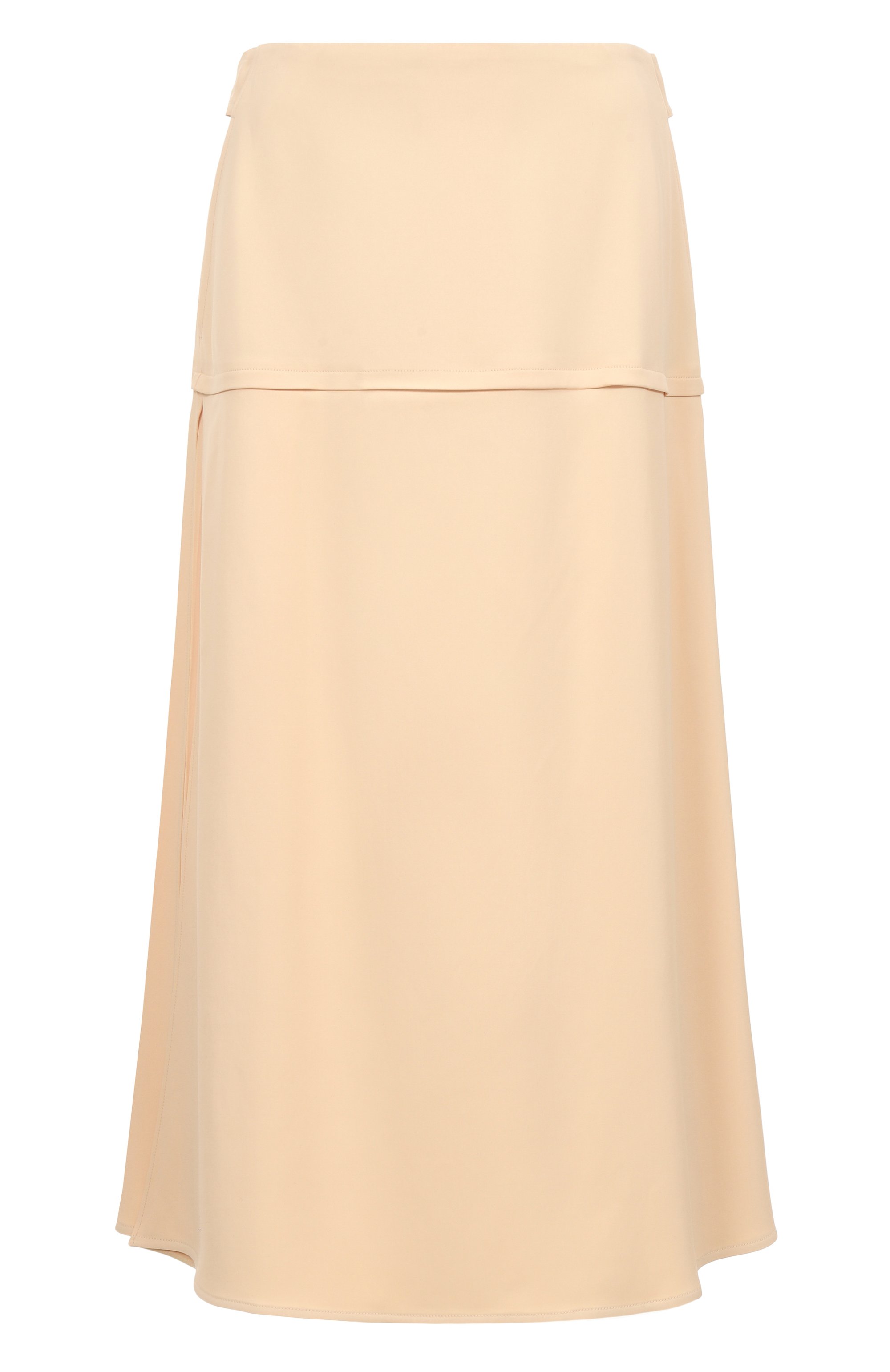 Юбка JIL SANDER бежевого цвета по цене 206000 руб., арт. J02MA0254-J65285, фото 1 Юбка JIL SANDER, арт. J02MA0254-J65285, фото 1