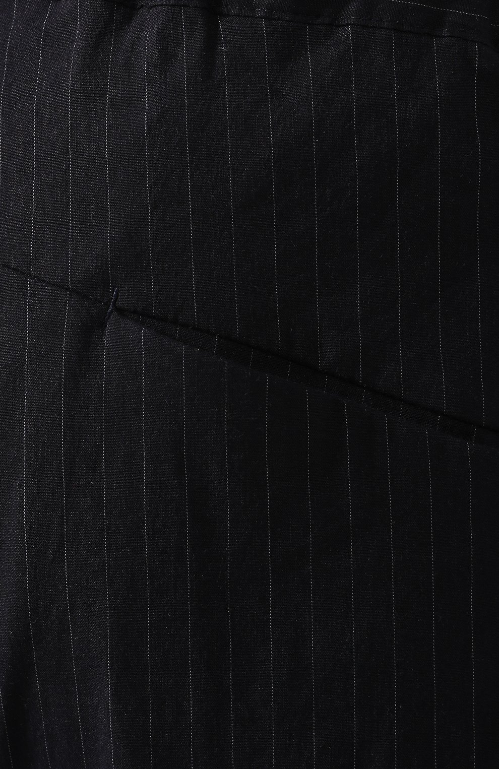 Брюки из смеси льна и вискозы KAZUYUKI KUMAGAI темно-синего цвета по цене 30950 руб., арт. KP91-017, фото 5 Брюки из смеси льна и вискозы KAZUYUKI KUMAGAI, арт. KP91-017, фото 5