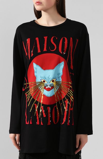 Хлопковый лонгслив GUCCI, арт. 595932/XJBUJ, фото 3