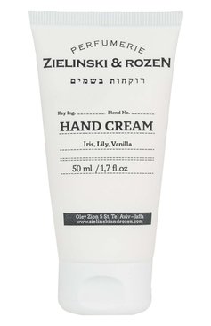 Крем для рук ирис, лилия, ваниль (50ml) ZIELINSKI&ROZEN бесцветного цвета, арт. 7290116444802 | Фото 1 (Нос: Не проставлено; Региональные ограничения белый список (Axapta Mercury): Не проставлено; Тип продукта: Кремы; Назначение: Для рук; Косметика кросс-кт: Уход У)