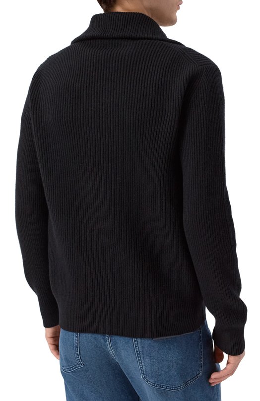 Шерстяной кардиган Gran Sasso 23112/25075 Чёрный  23112/25075 Фото 4