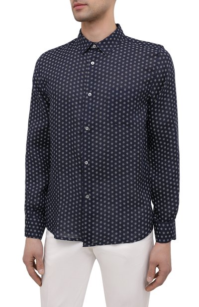 Льняная рубашка DEREK ROSE, арт. 9820-MILA012, фото 3