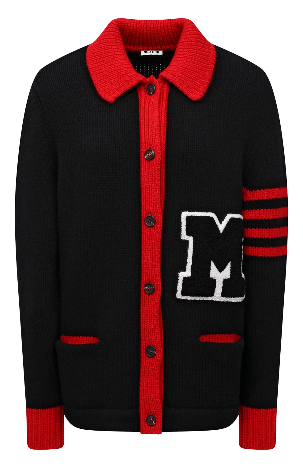 Шерстяной кардиган MIU MIU, арт. MMF390-1YJL-F0002, фото 1