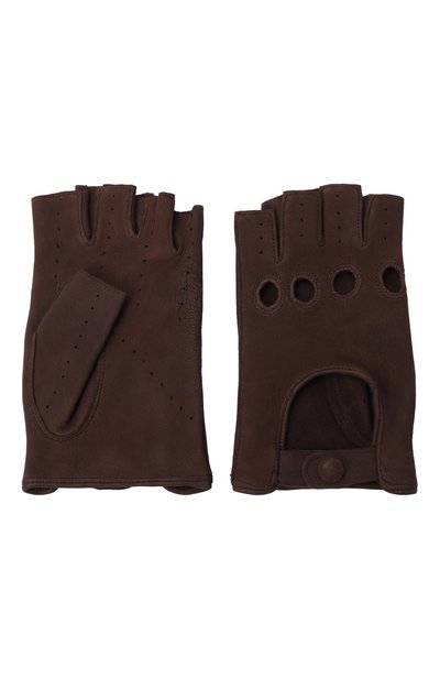 Женские замшевые митенки KITON, арт. D62902K0538